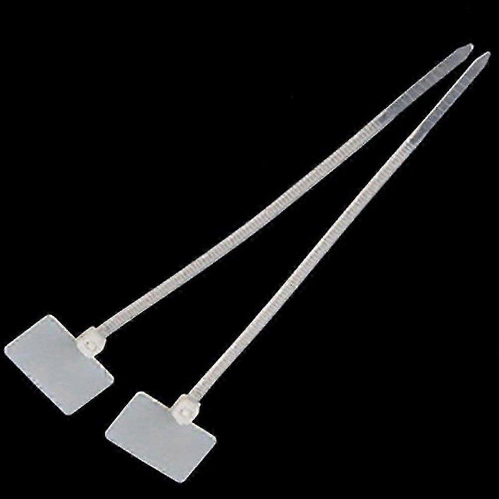 Ethernet Wire Zip Ties ,Cable Mark Tags Nylon Power Marking Label (100pcs),100 Pcs