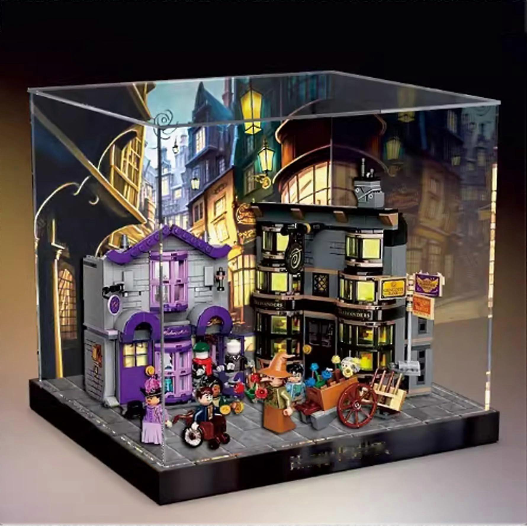 Display Case Acrylic Dustproof Box for  76439 Wand  and Enchanted Robe  Models