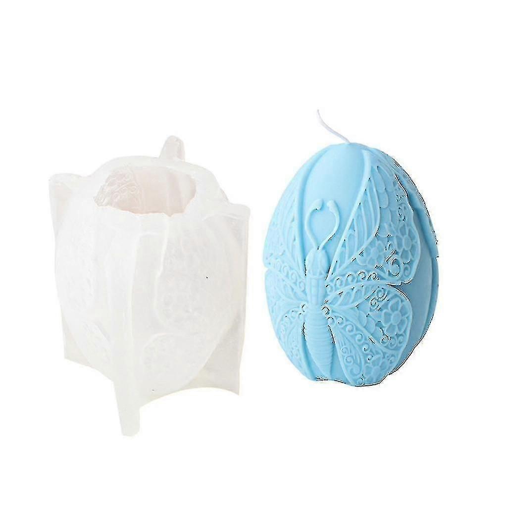 Easter Egg Flower Ball Candle Silicone Molds DIY