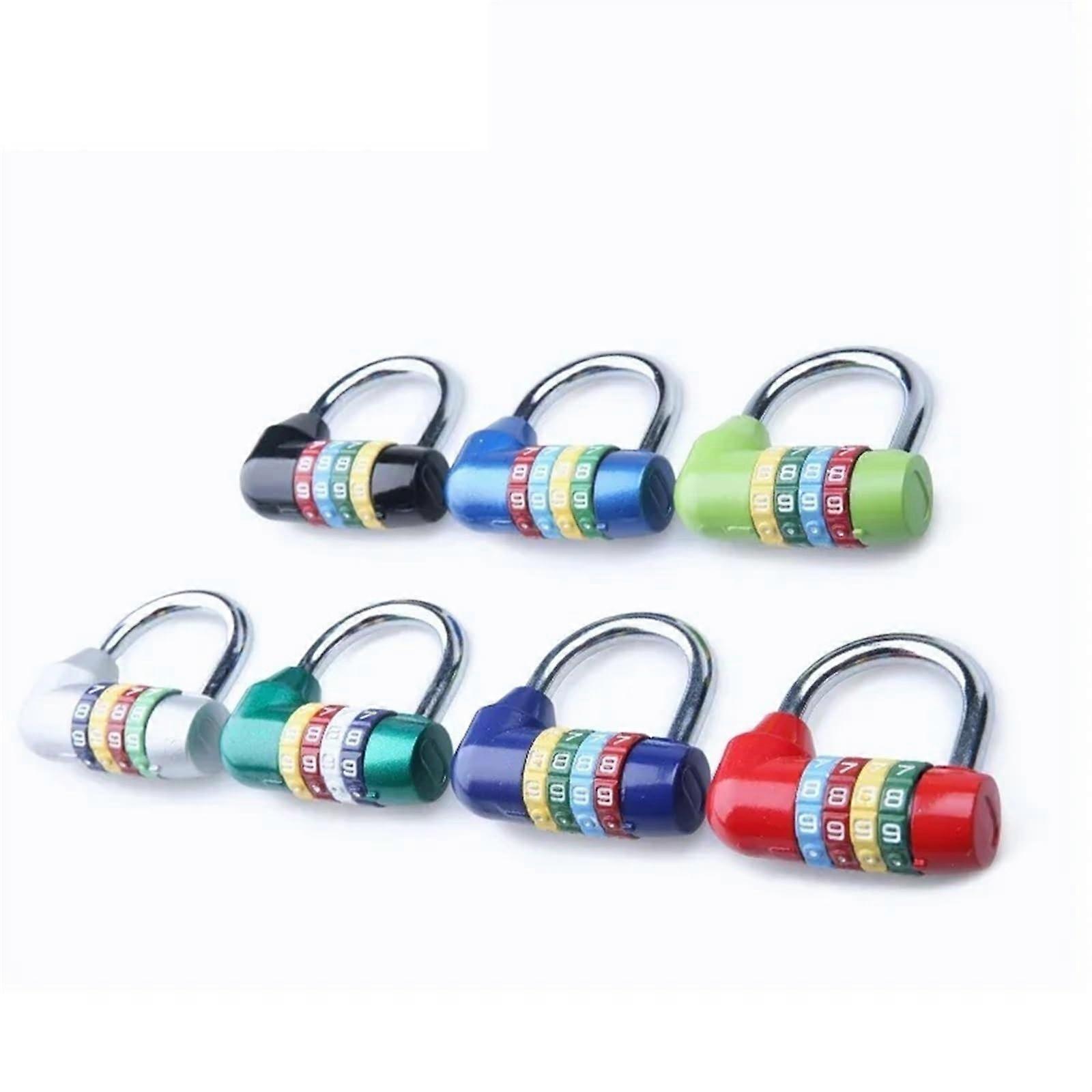 4 Digit Combination Padlock for Gate and Cabinet, Weatherproof Security Lock for Outdoor Use