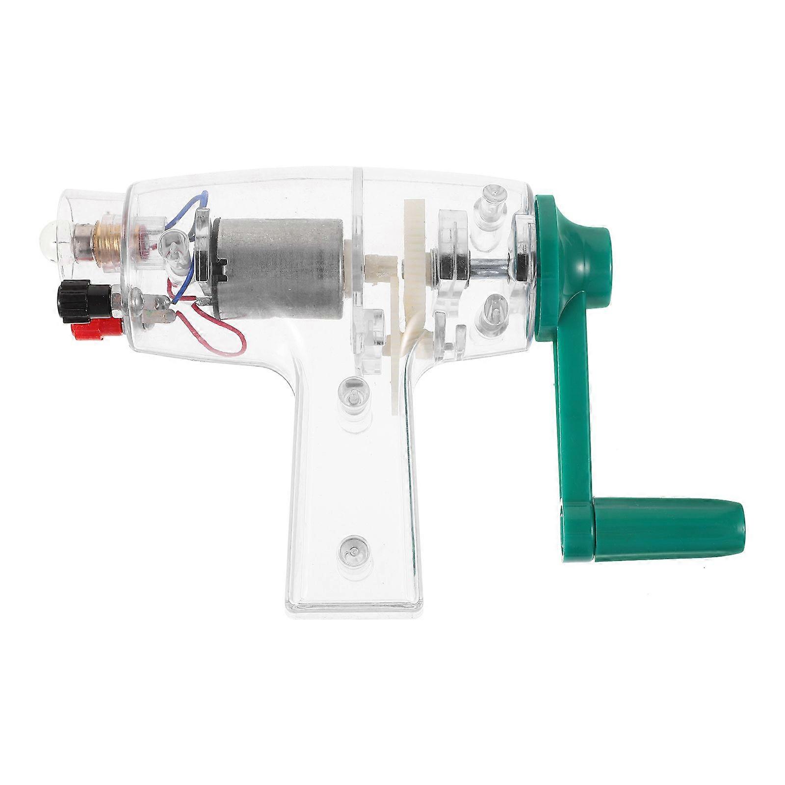 Handheld Crank Generator Science Generator Hand Crank Driven Electricity Generator