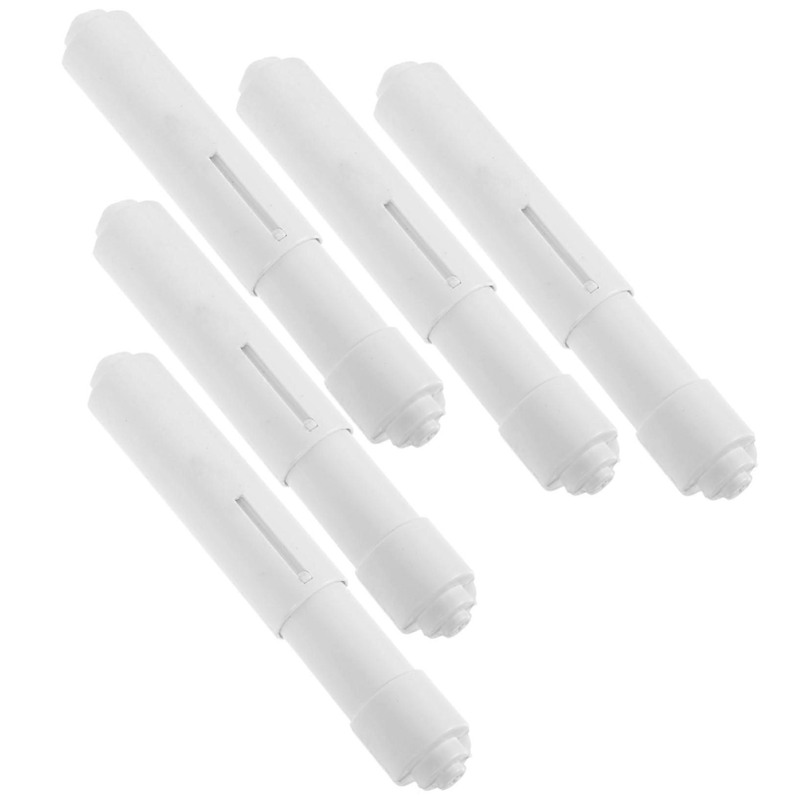 5pcs Toilet Paper Holder Replacement Rods Durable Spring Loaded Roller for Bathroom Wall Mount
