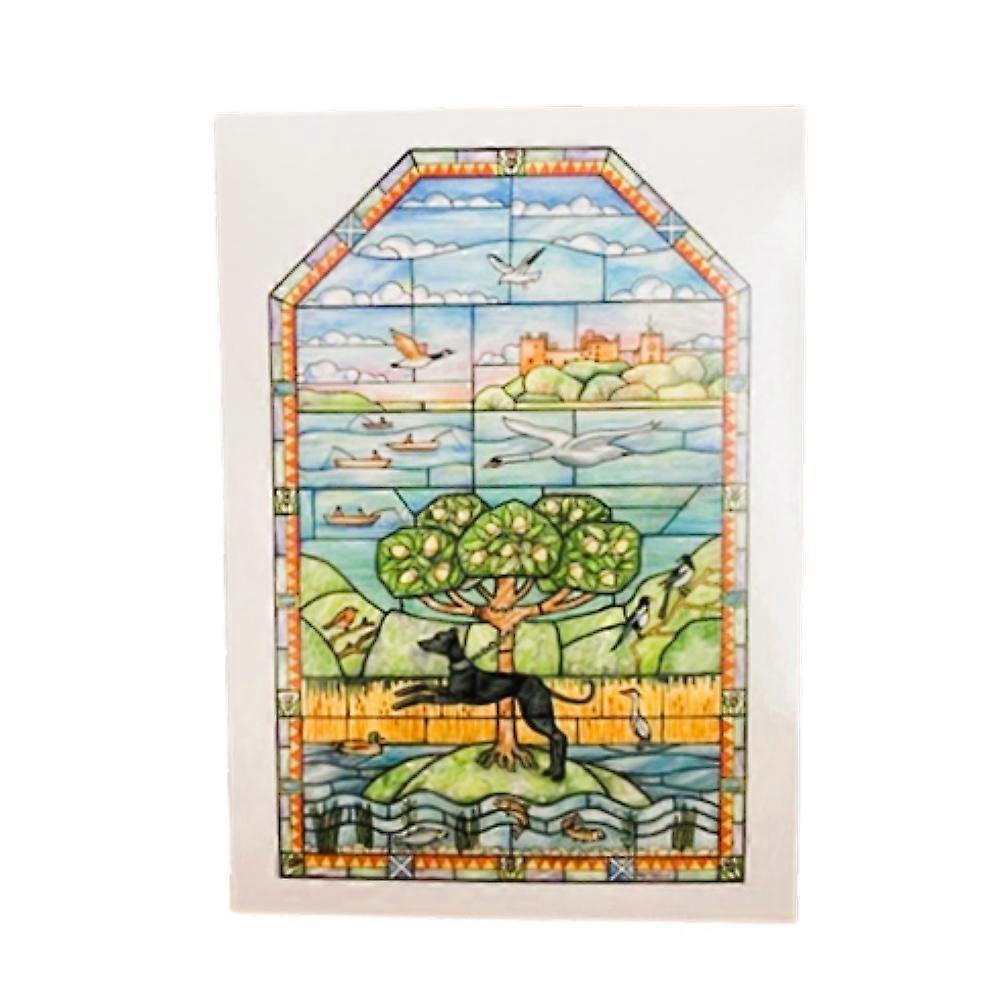 A Window into Linlithgow Greeting Card by Meg Wallace Art