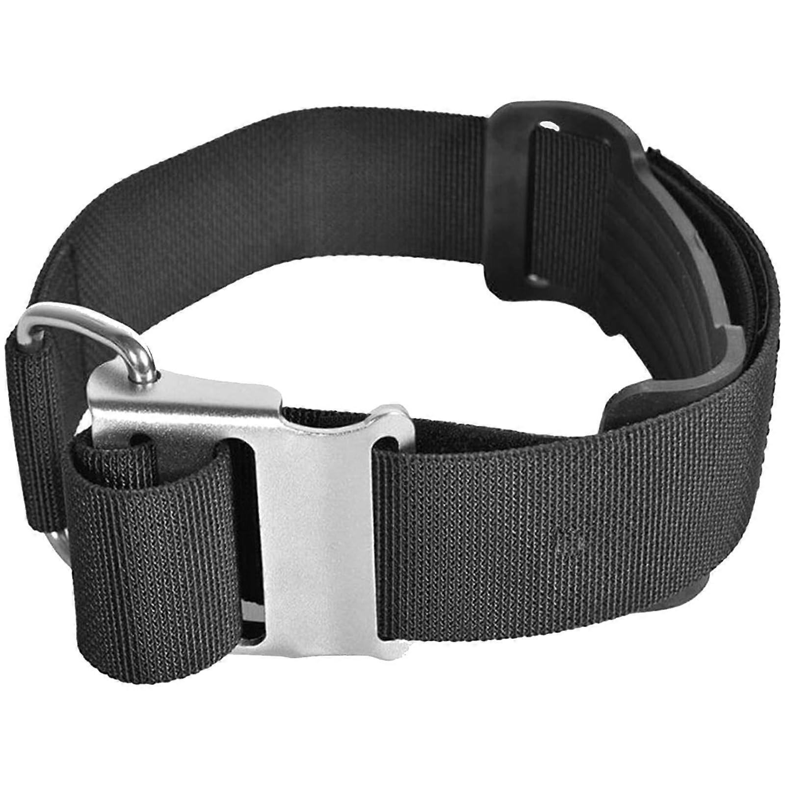 Adjustable Scuba Tank Strap with Quick Release Lock and CorrosionResistant Hooks for Universal Fit