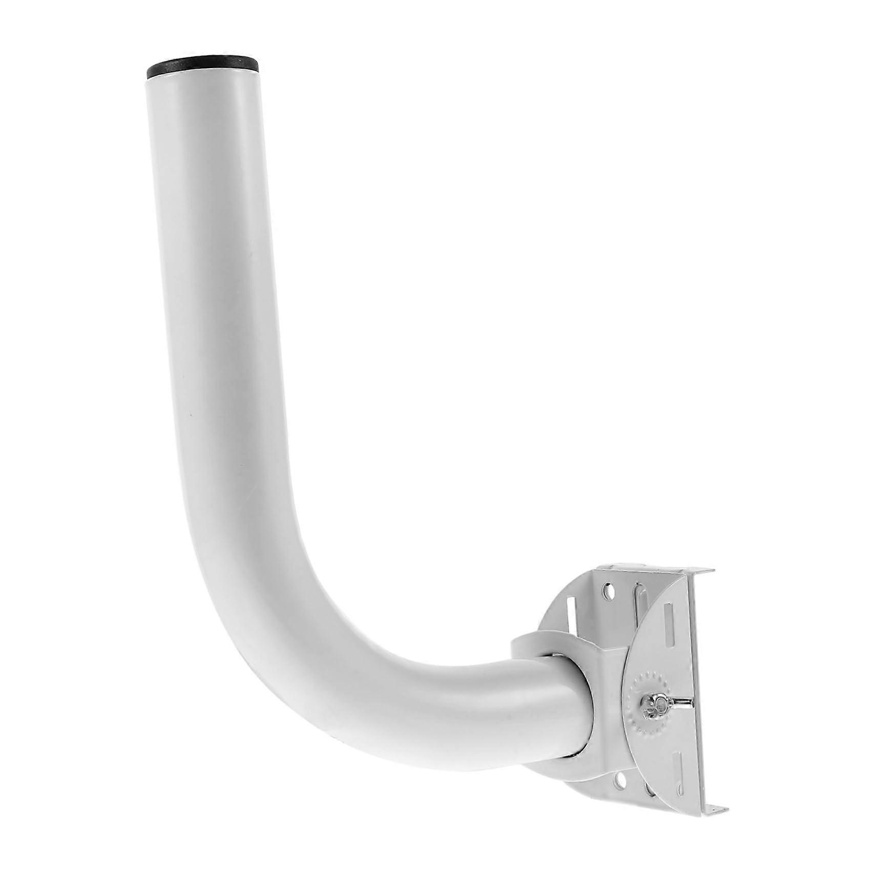 Outdoor Antenna Mount with Weatherproof Adjustable Telescoping Pole for Wall and Roof