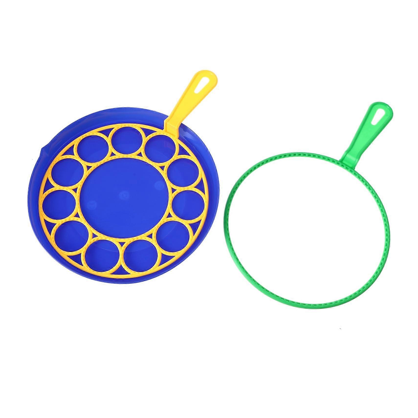 Bubble Blower Ring Set for Kids Outdoor Fun, Easy Bubble Making, Durable Plastic, Random Colors