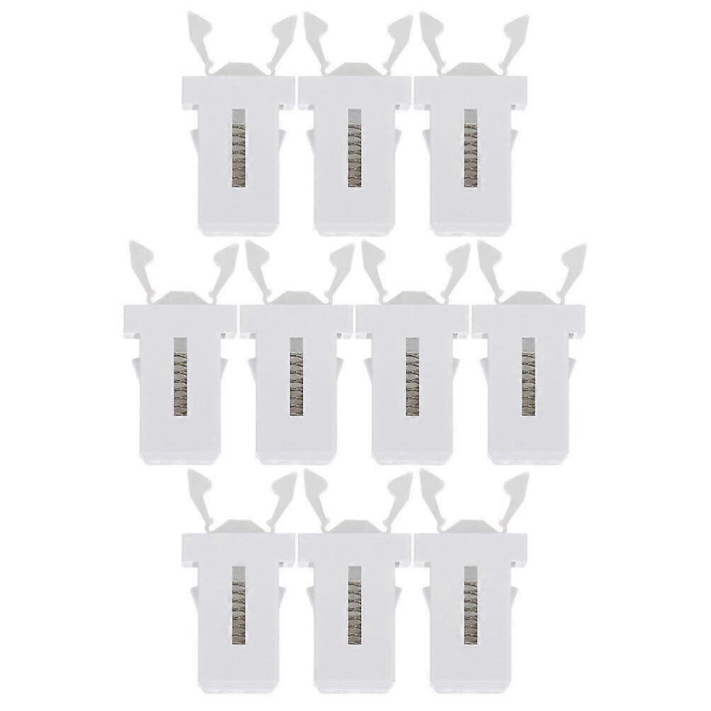 Trash Can Buckles 50pcs ABS Lid Locks Secure Closure Prevent Liner Slippage for Garbage Bin