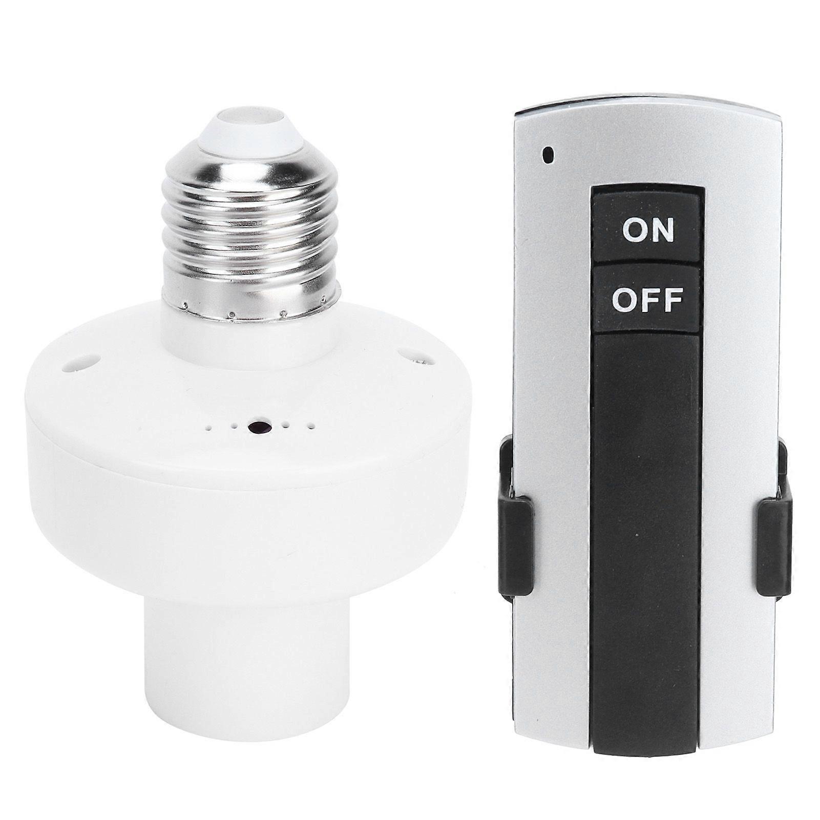E27 Light Socket Bulb Base Holder with Remote Control Accessory for Home Bedroom 220V