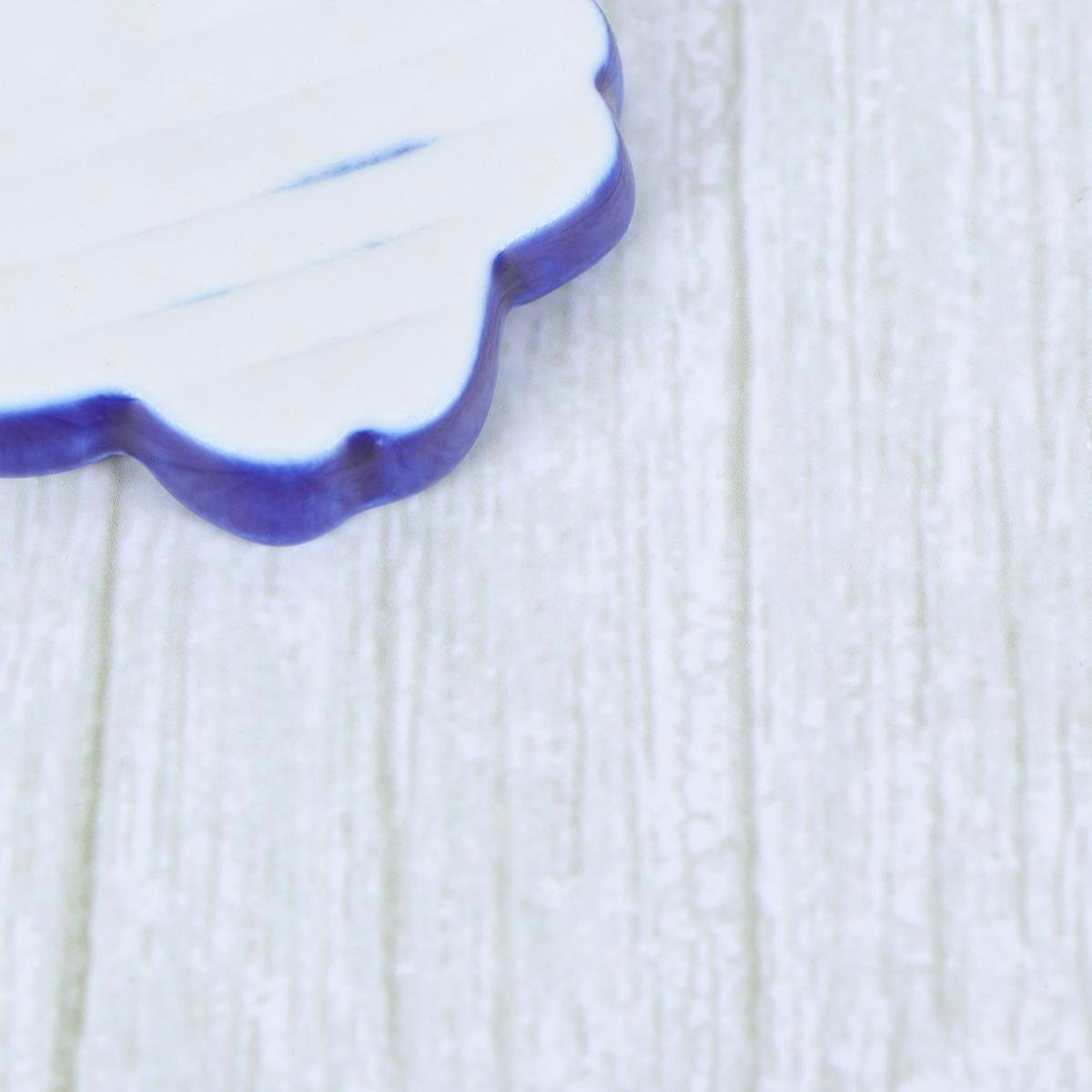 Serving Chopsticks Holder Dark Blue Keep Table Clean 6Pcs