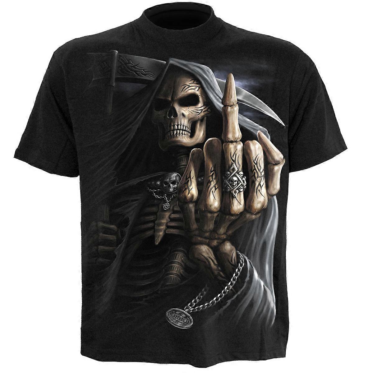Spiral - BONE FINGER - T-Shirt Black