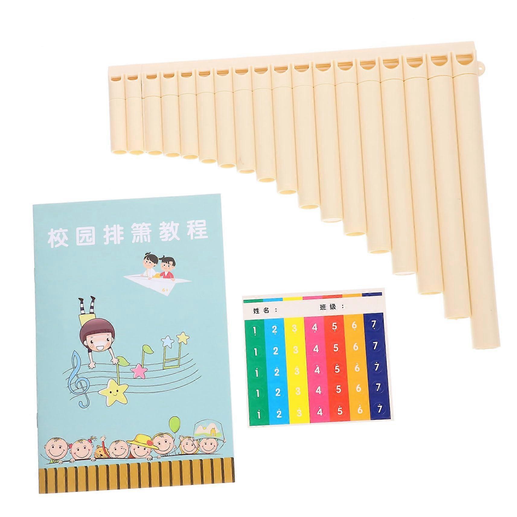 C Key Pan Flute for Beginners with Melodious Clear Tone and Beginner Friendly Layout for Practice