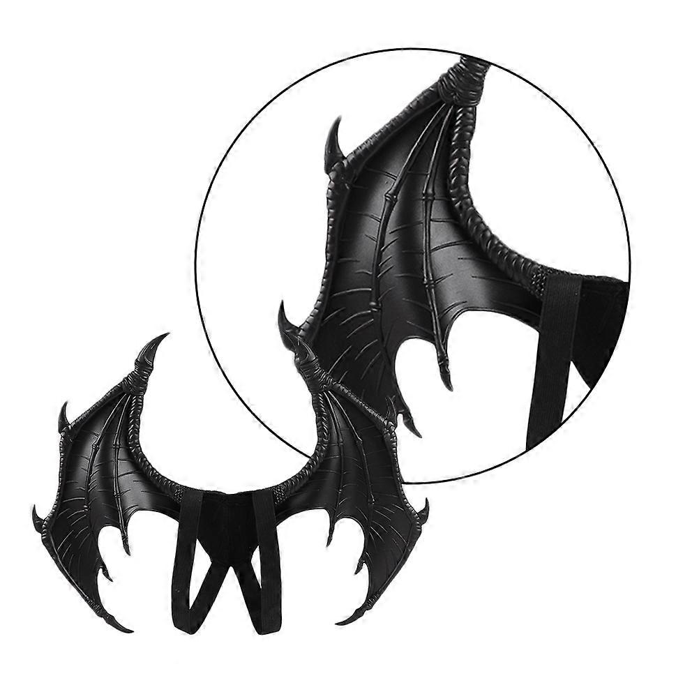 Wings Costume Black for Outdoor Cosplay Use