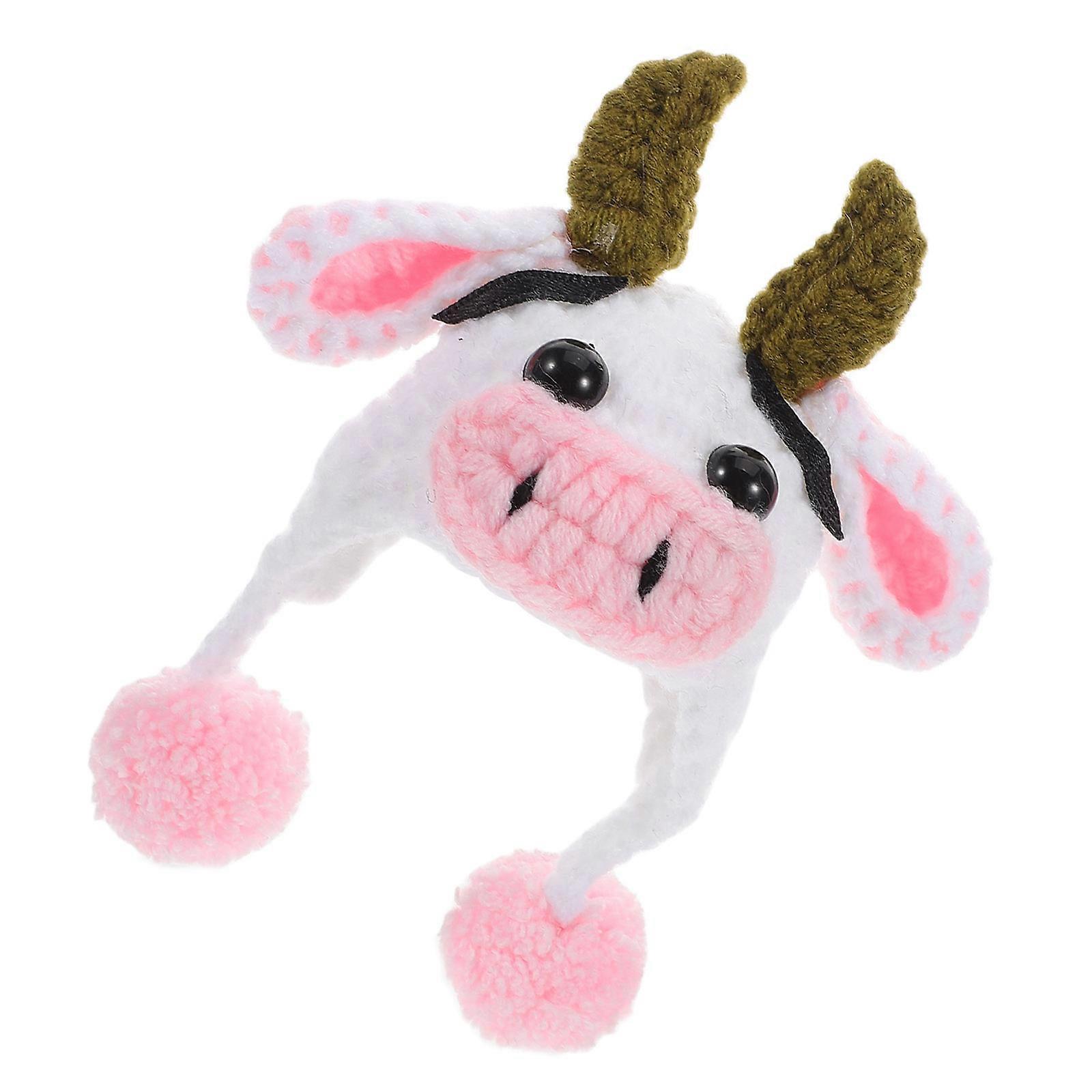 Miniature Doll Hat for Doll Soft Tiny Knitted Winter Hat Accessory