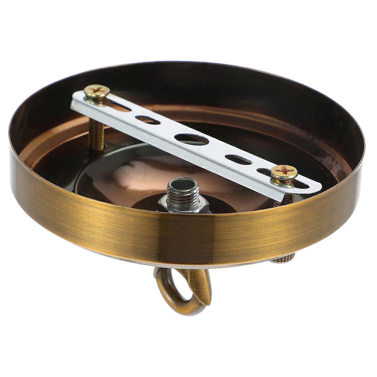 Golden Iron Chandelier Canopy for Ceiling Light Fixture Mounting Bracket