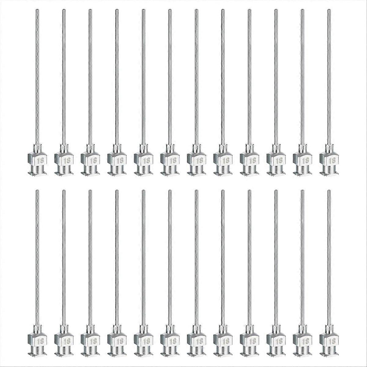Blunt Tip Dispensing Needle,24Pcs 2 Inch Liquid Dispenser Needles,18g