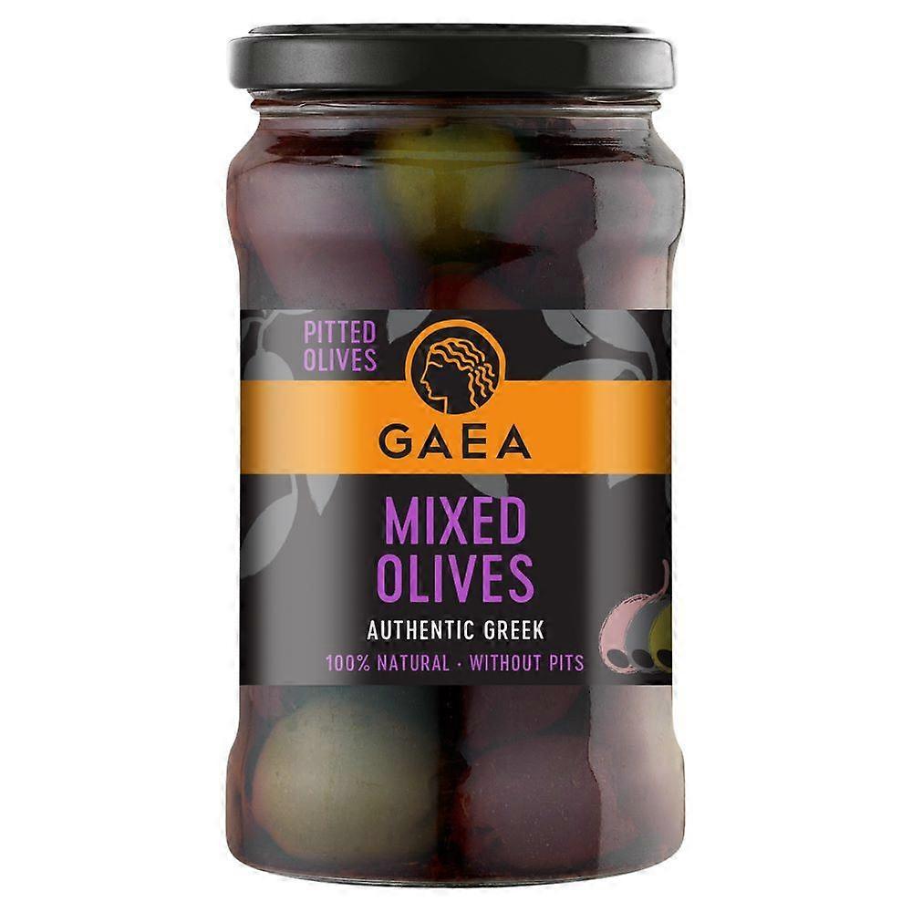 Gaea Pitted Mixed Olives 290g - 2 Pack
