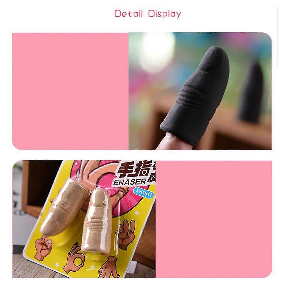 Pencil Erasers Thumb Shape for Pencil Erasing 40Pcs Set