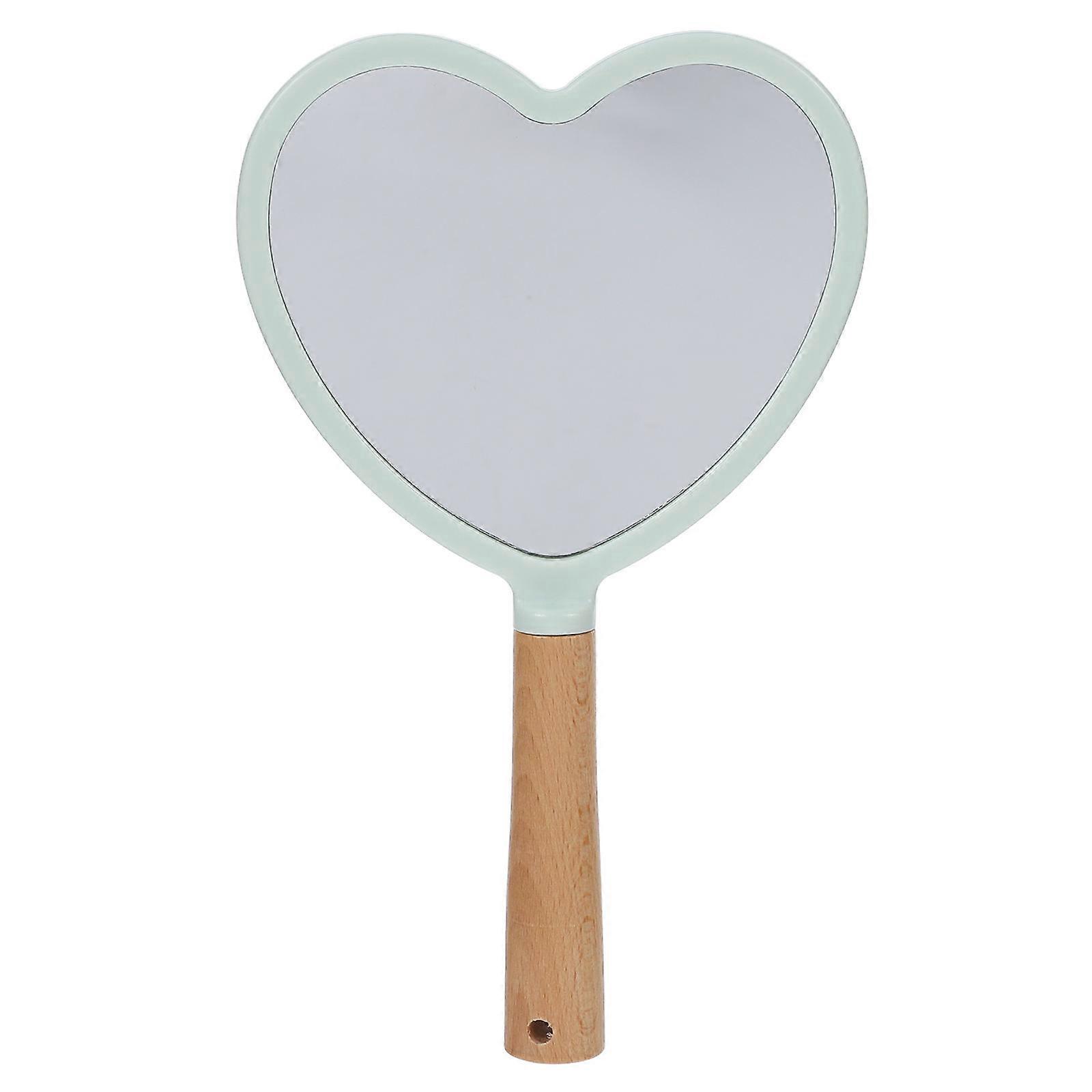 Mirror for Makeup Use Handheld Heart Shape Vanity Mirror