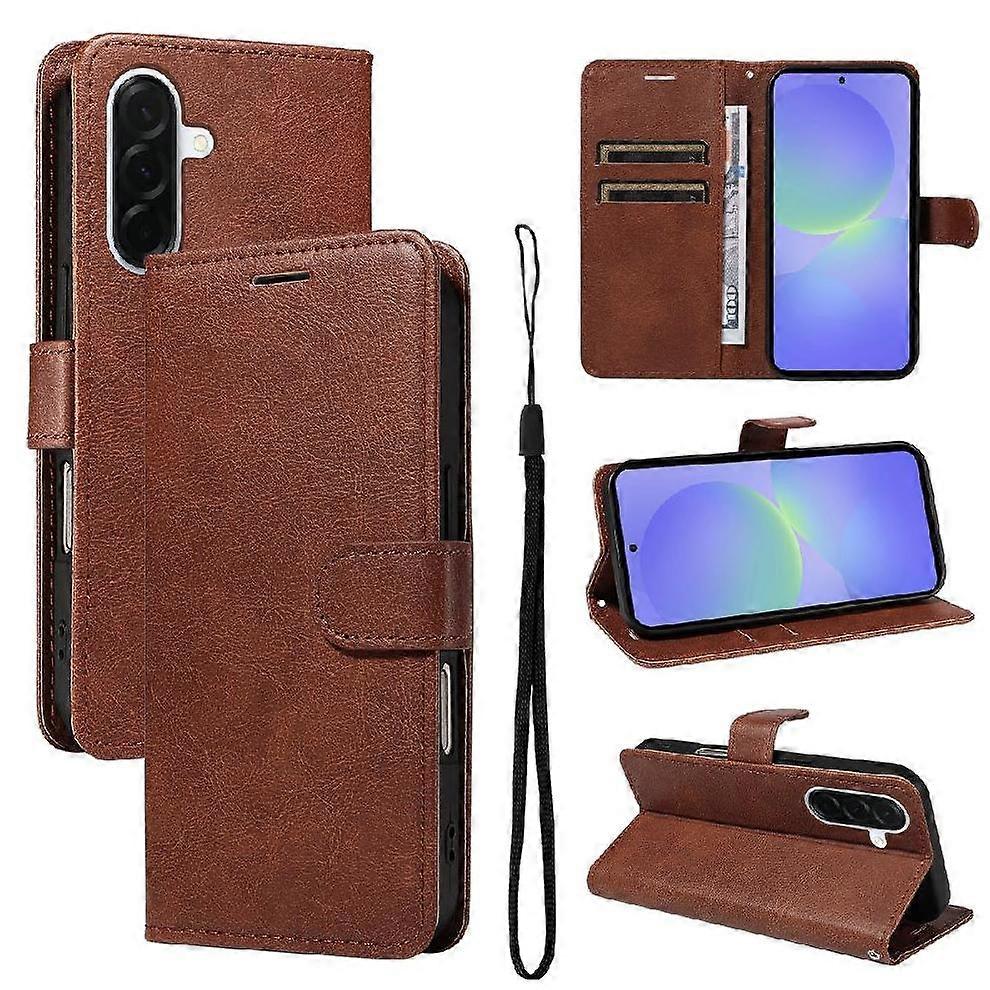 Flip Case for Samsung Galaxy A17 5G Classic Solid Color Business