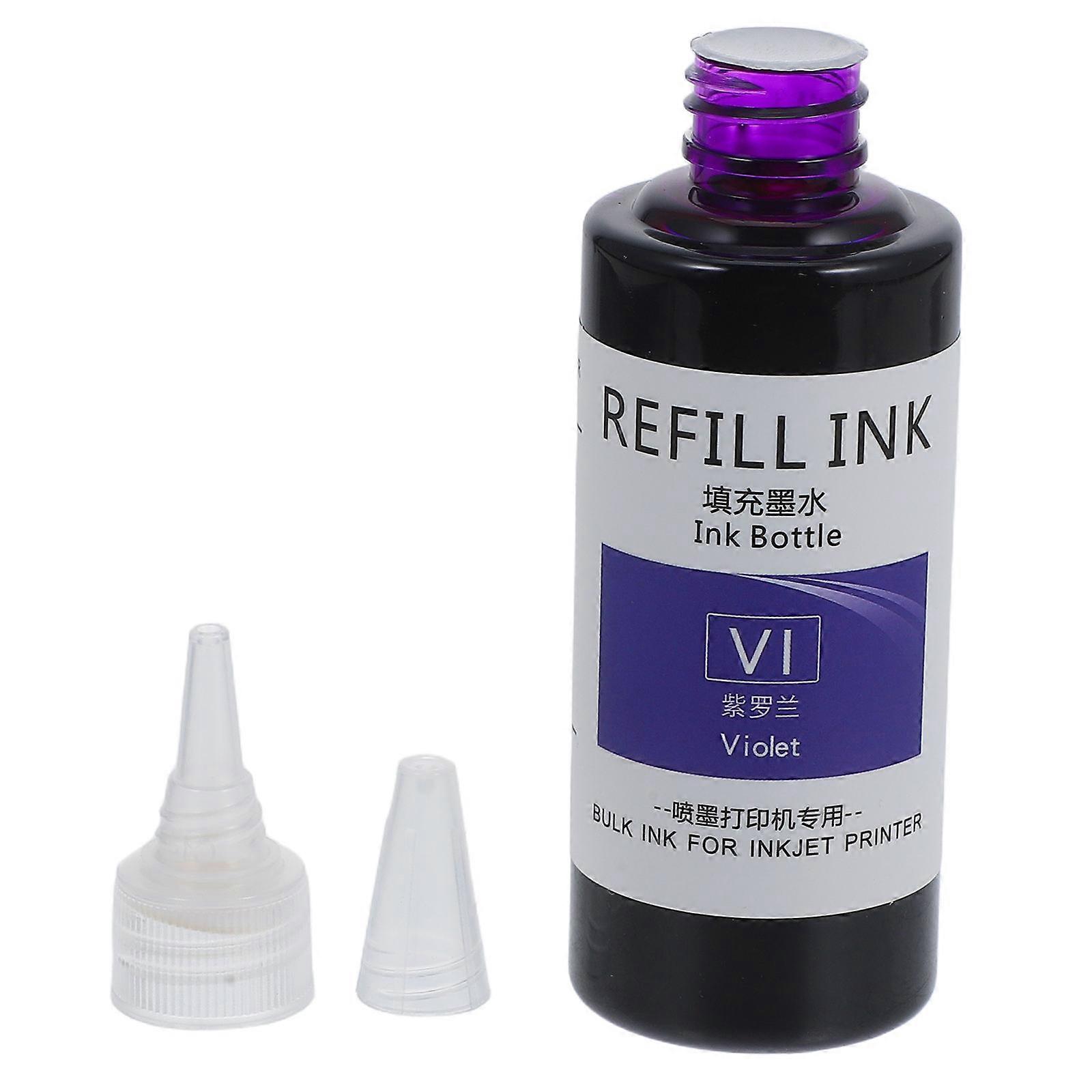 Stamp Refill Ink Violet for Rubber Stamps with Use