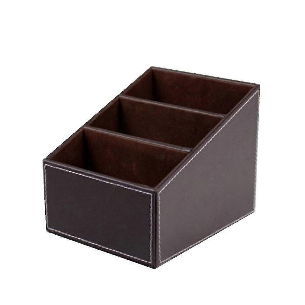 Desk Organizer PU Controller Organizer for Storage Use