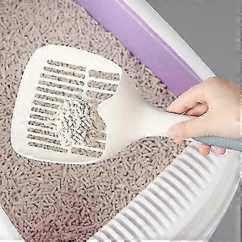 Høy kvalitetSøppel Scoop Pvc Plast Kjæledyr Poo Spade Praktisk Kjæledyr Poop Housebreaking(1stk, beige)