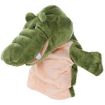 Marionnette à main en peluche représentant un animal, jouet pour enfants.