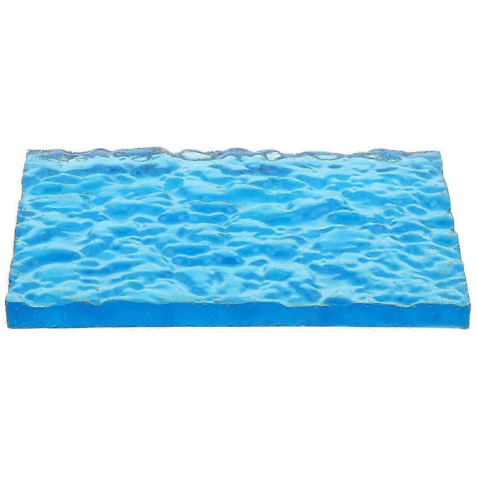 Water Wave Effect Resin Base for Model Figures Display Stand