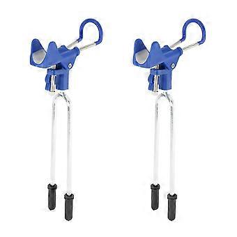 2 Pack Upgraded Fishing Rod Holders for Beach Use - Durable, Adjustable, Lightweight, Freshwater & Saltwater Compatible