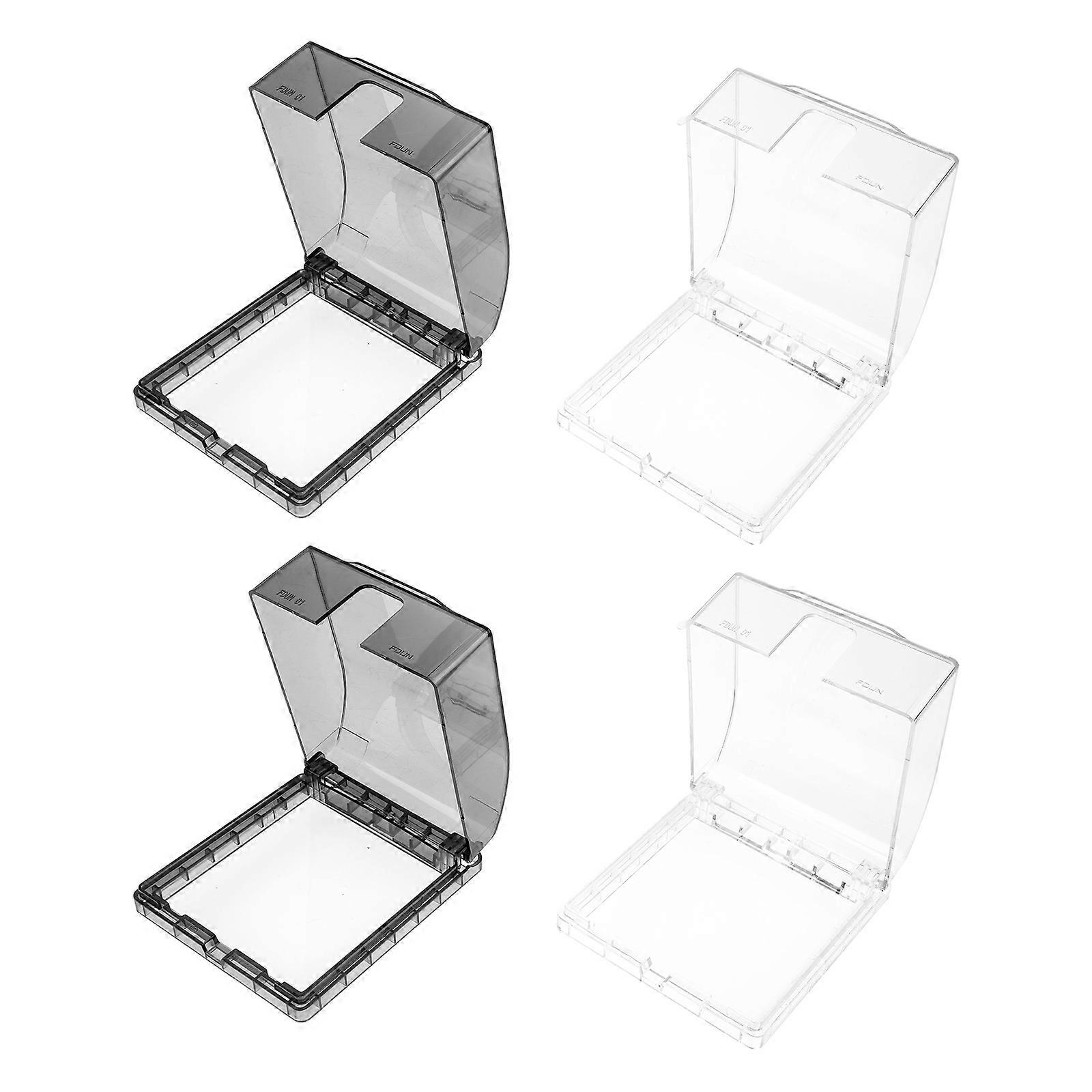 Waterproof Socket Box Practical Wall Cover for 8Pcs Socket Protectors