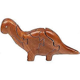AnimalWooden Puzzle ToysIntelligence Game for Kids Wood Block Puzzle Long Necked Dragon