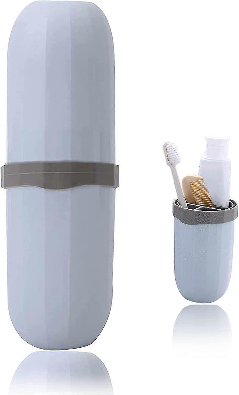Toothbrush Box,  Toothpaste Toothbrush Protector, Home - Blue
