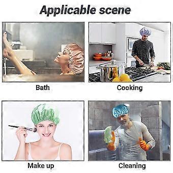 Shower Cap, 4-pack Shower Caps For Women, Double Waterproof Layers