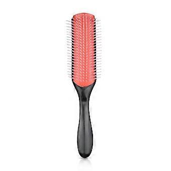 Hårborste - 9-rads kudde borst nylon styling bristle brushblack1st