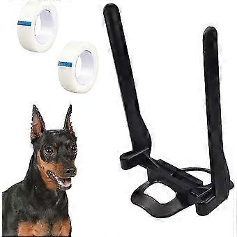 Kit de postage d’oreille Doberman avec ruban de support debout et outils de soins pour chiens Pinscher SZRH