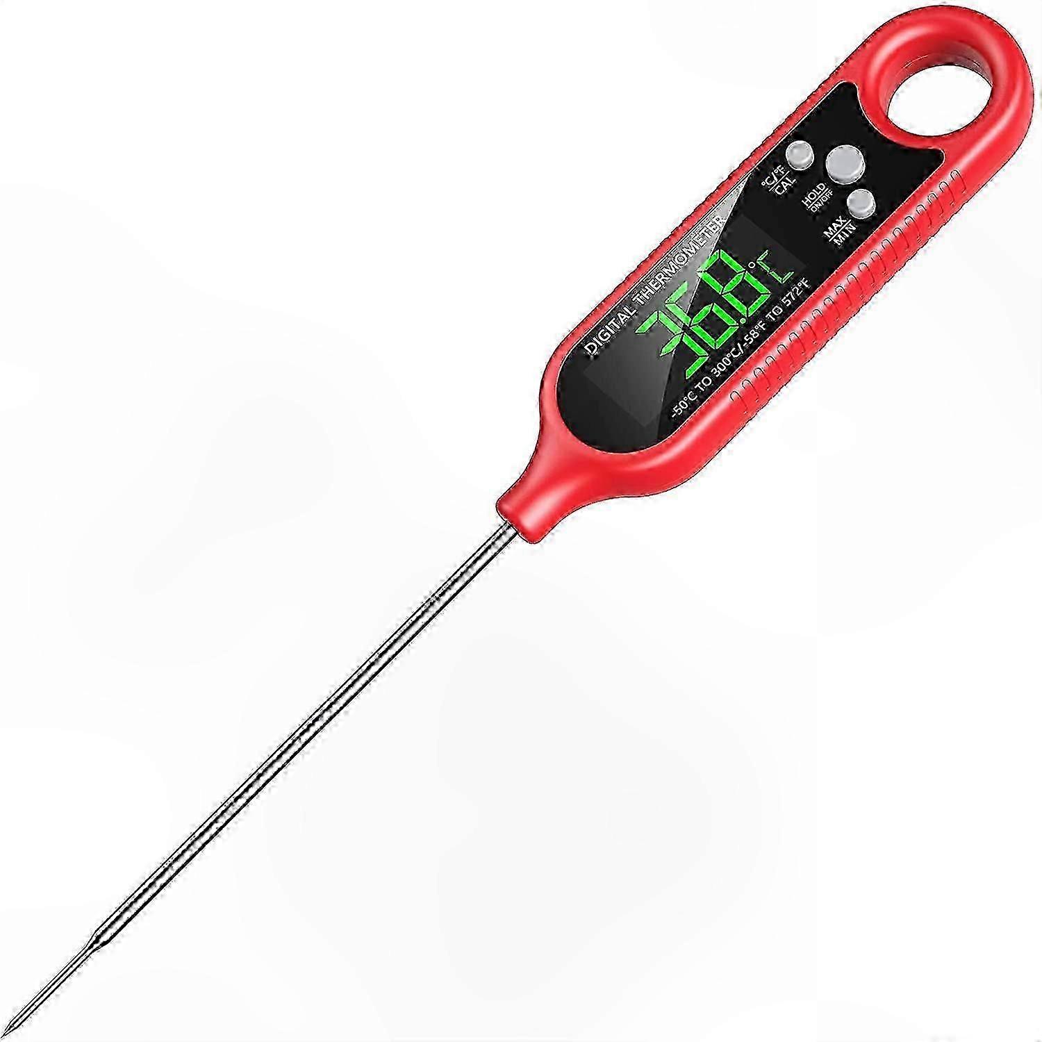 3S Instant Read Waterproof Kitchen Thermometer with Long Probe for Cooking