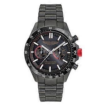Montre chronographe ASTON MARTIN pour homme AML ICON MTIS1F504 en acier inoxydable