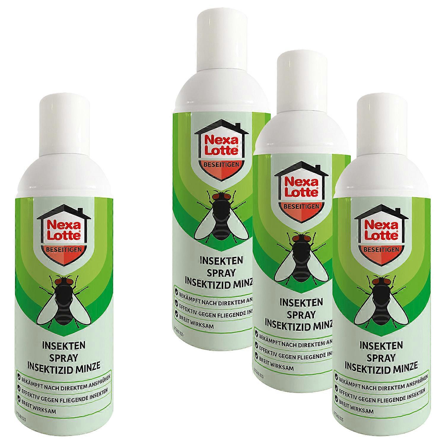 4 x NEXA LOTTE® Insect Spray Insecticide Mint, 300 ml