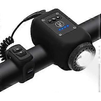 2025 Newest Electric Bike Horn Bicycle Light 2 in 1; 110dB Bicycle Horn 5 Sound [MI]