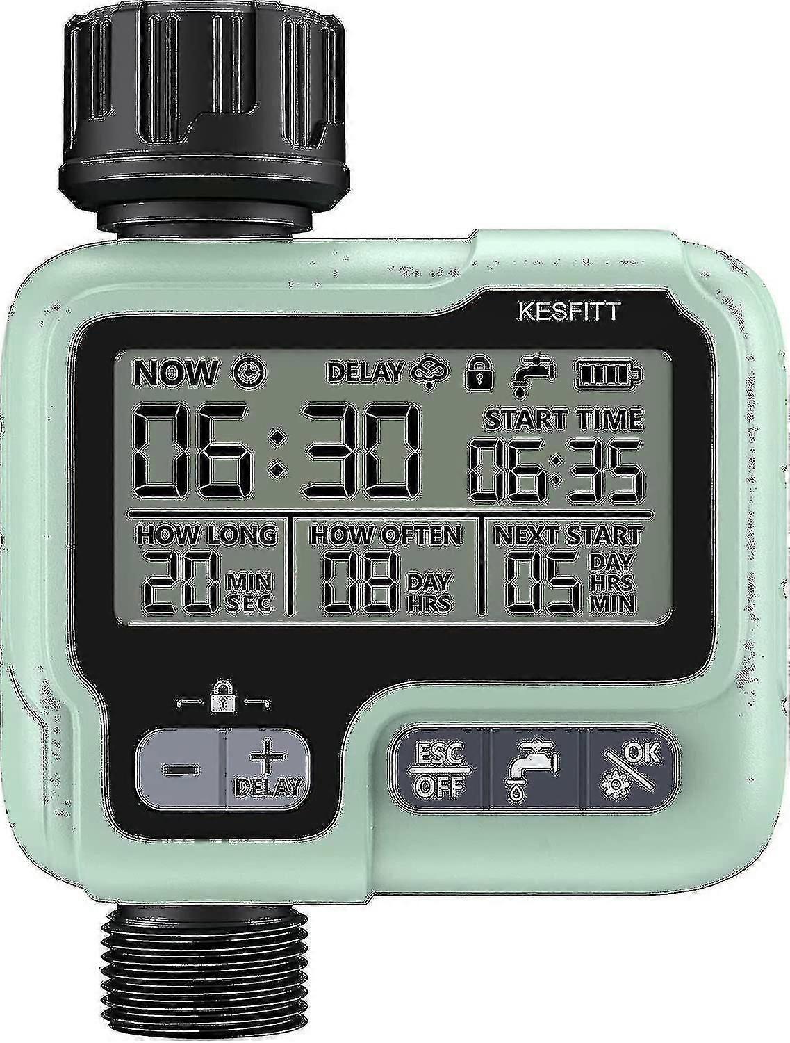 Garden Sprinkler Timer,water Timer Programmable Outdoor Hose Timer With Rain Delay/auto/manual 3 Mod