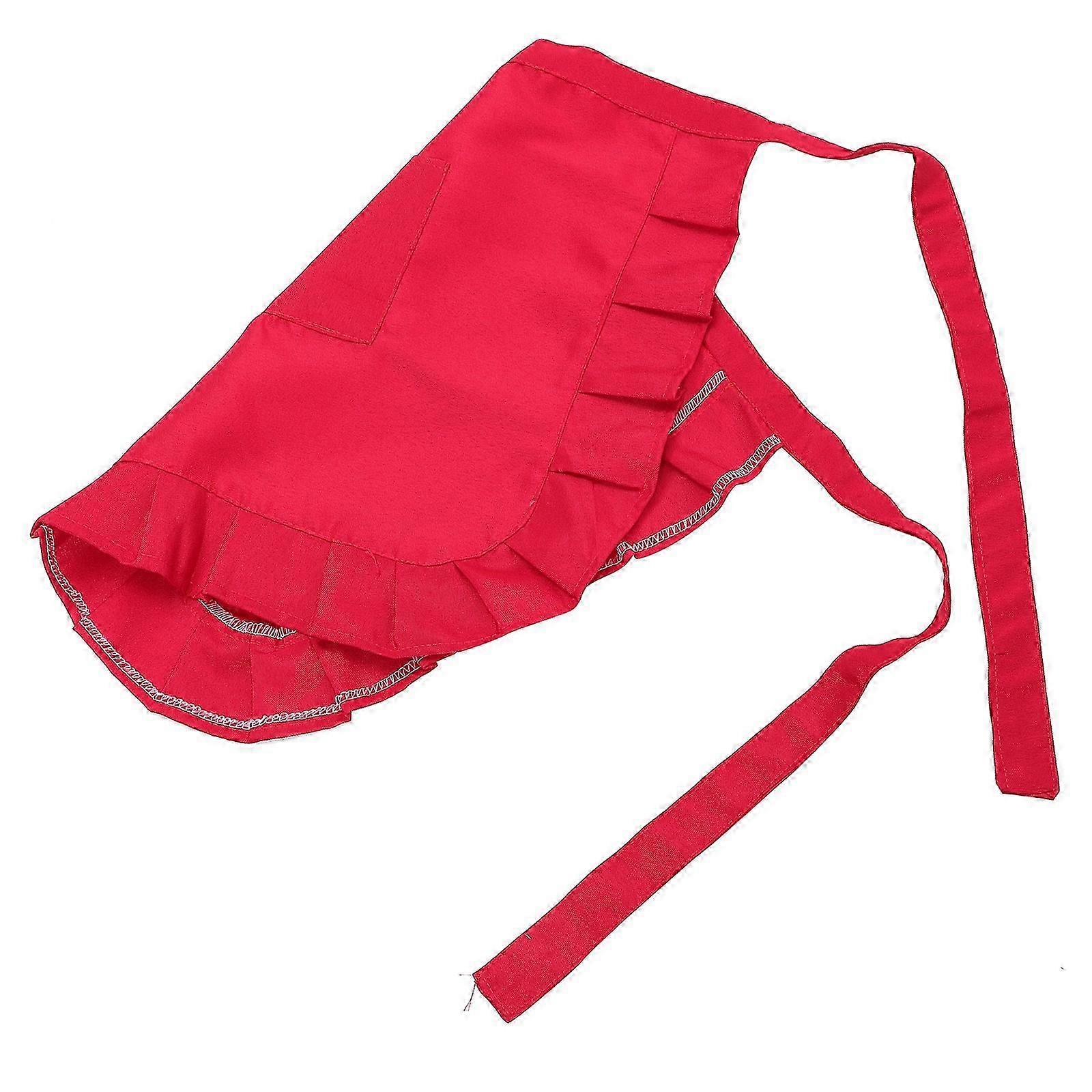 1pc Half-length Apron Practical Kitchen Apron Cooking Apron compatible with Restaurant
