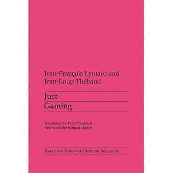 Just Gaming (Theory & History of Literature)