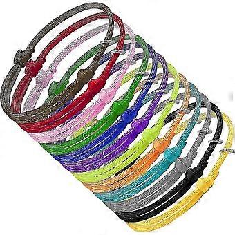 12-pakning justerbare halsbånd til nyfødte valper, myk polyester, 33 cm, 12 farger, for små kjæledyr