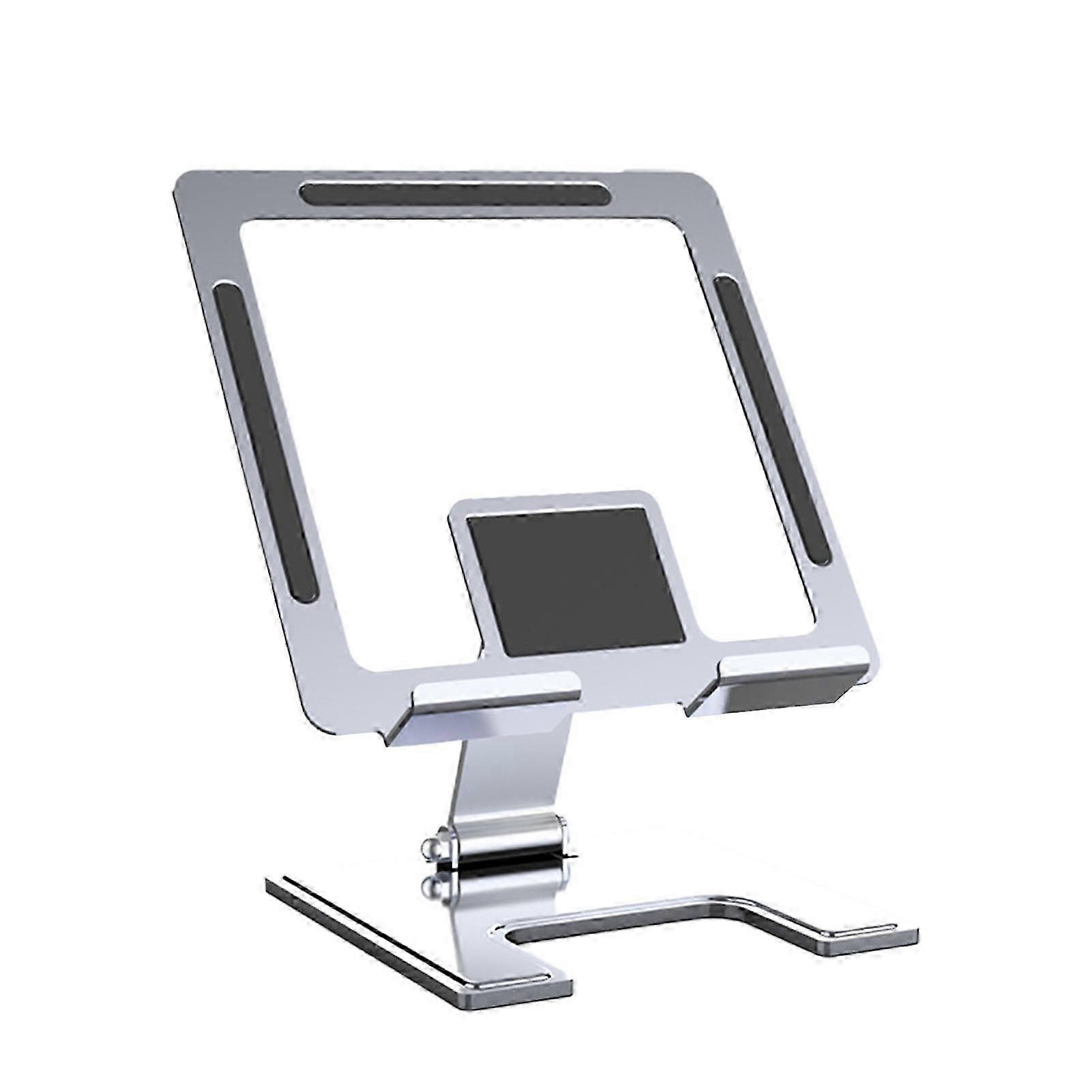 Tablet holder foldable adjustable accessories silver [MI]