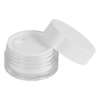 Makeup Cream Jar Cosmetic Cream Container for Storage Use 8Pcs White Jars