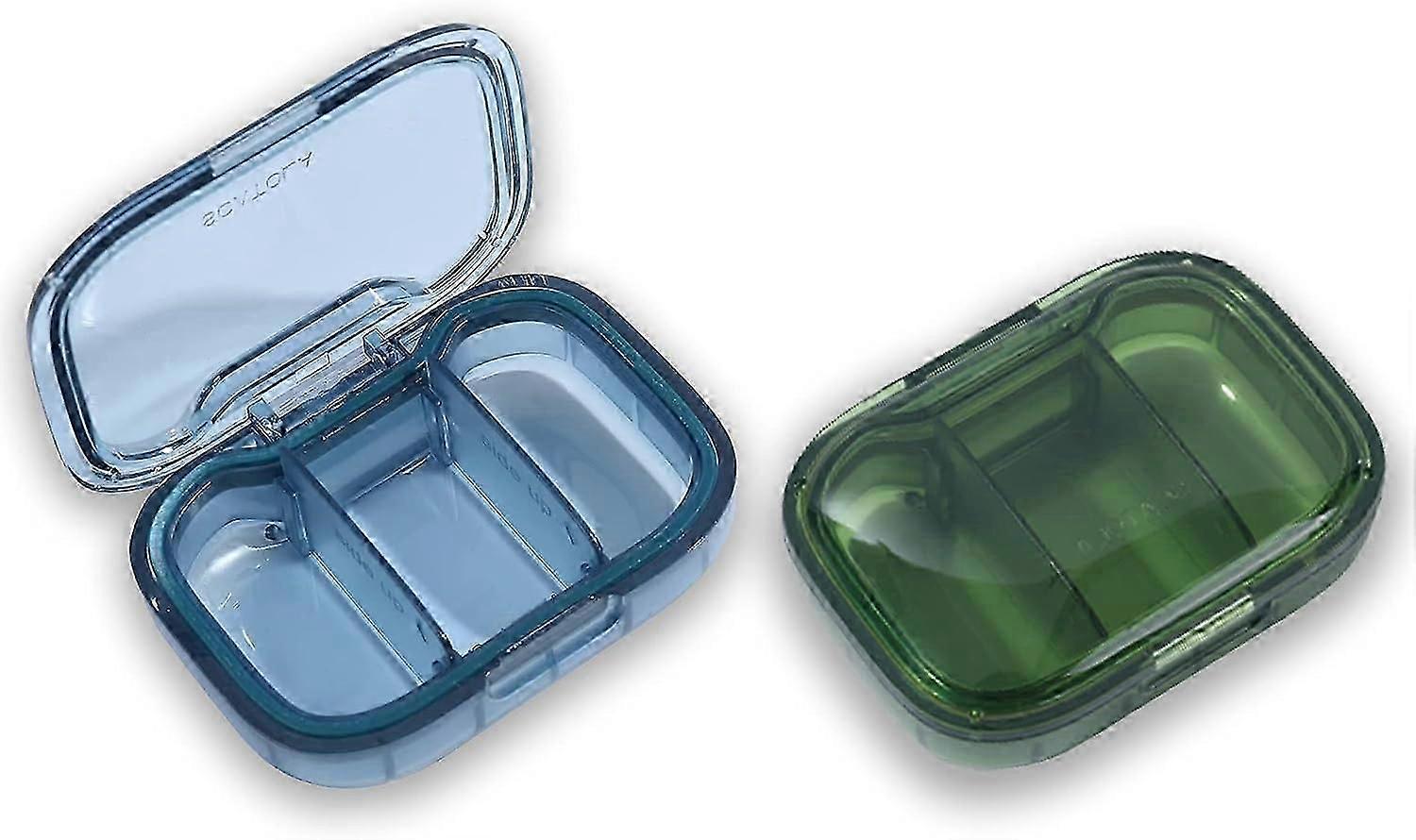 3CompartmentPillBox,Portable-forDailyUse