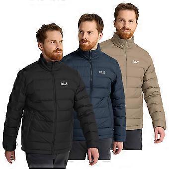 Jaqueta masculina Jack Wolfskin Wild Pass Down, à prova de vento, repelente à água e quente.