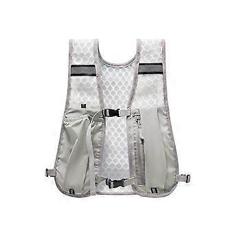 /1Pc For Biking Running Storage Vest Lightweight Running Vest Reflective Hydration Water Chest Pack With Phone Storage Pocket