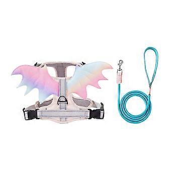 No Pull Dog Harness – Colorful Wings with Leash for Small Dogs