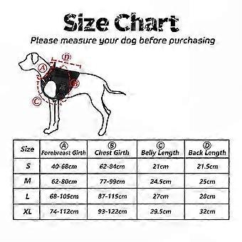 Entraînement en extérieur pour grands chiens et bergers allemands : ensemble harnais et laisse tactiques, XL